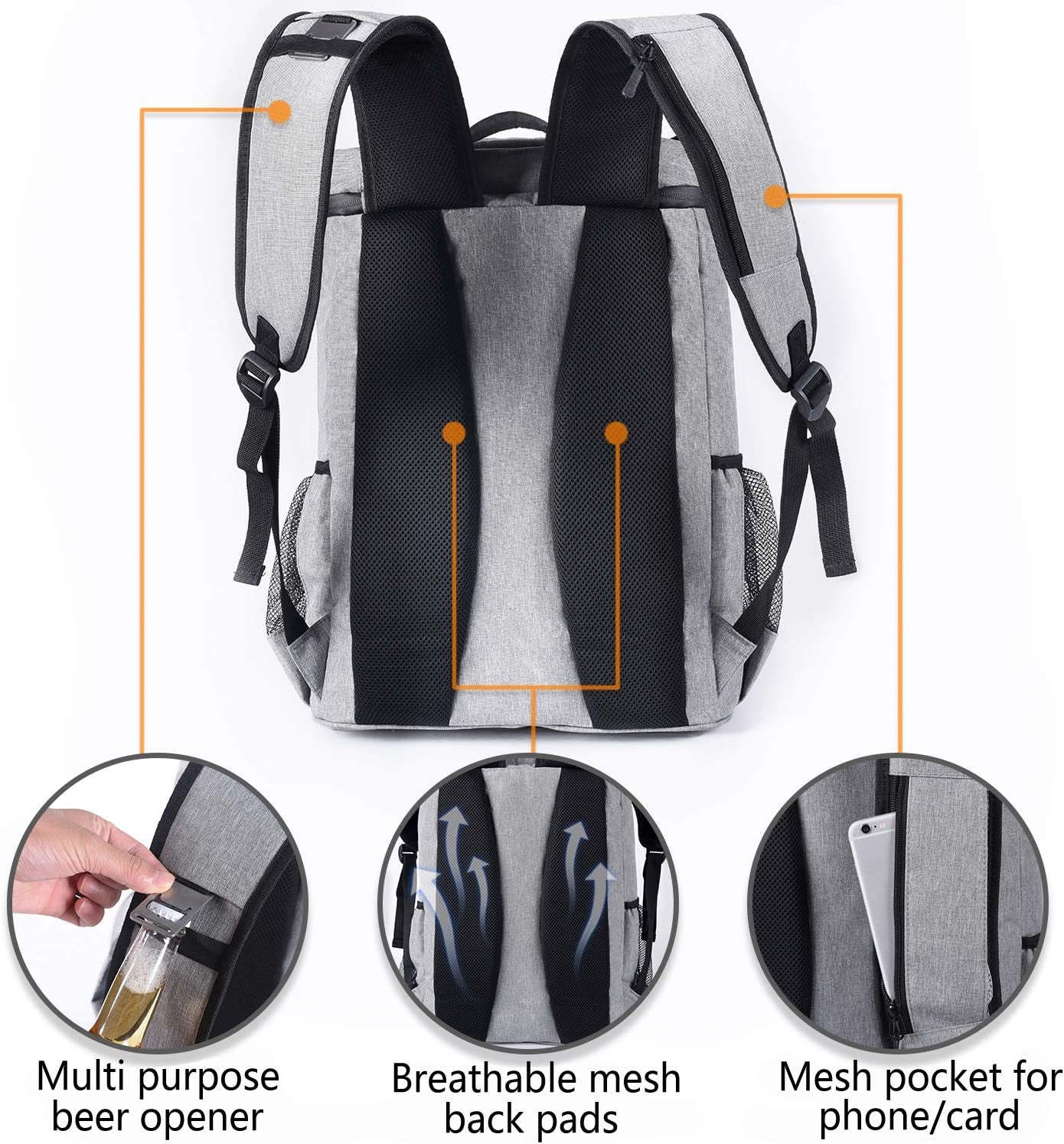 PocketZone: Leakproof, Lightweight Backpack Cooler. The Ultimate Backpack. 